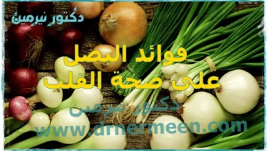 فوائد البصل علي صحة القلب