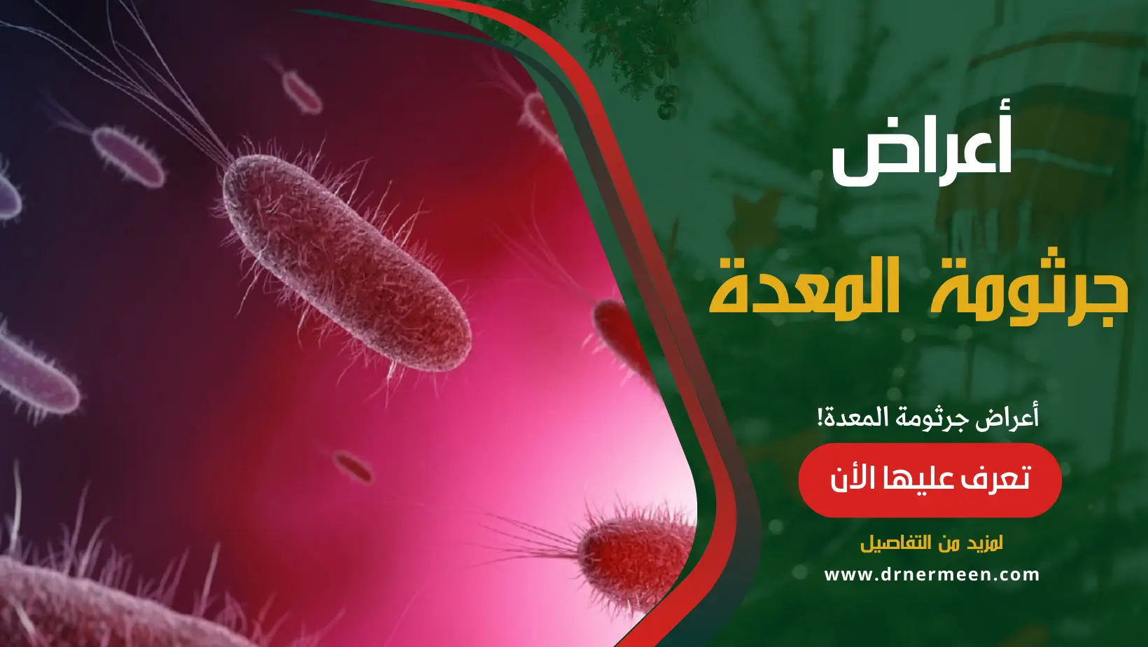 جرثومة المعدة الأعراض والعلاج