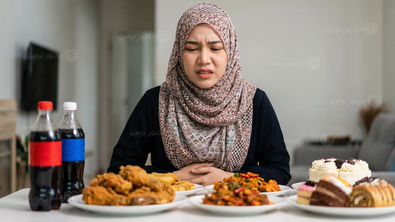 أسباب ألم المعدة بعد الإفطار وعوامل اضطراب الهضم في رمضان