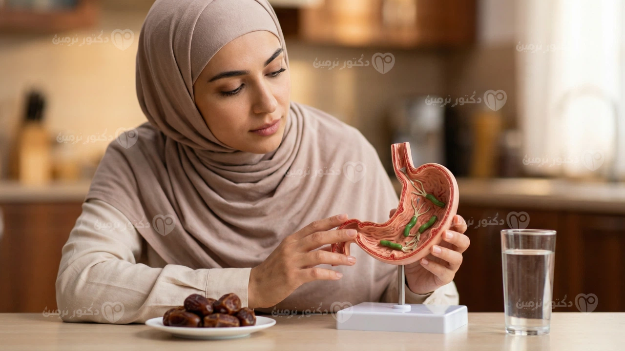 جرثومة المعدة والصيام وتأثير الصيام على أعراض المعدة