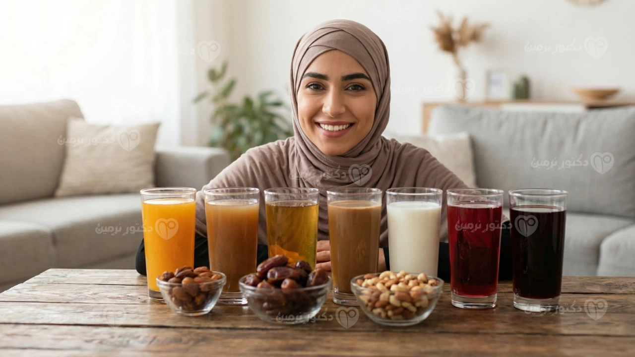 مشروبات رمضان الصحية لتعويض السوائل والطاقة أثناء الصيام