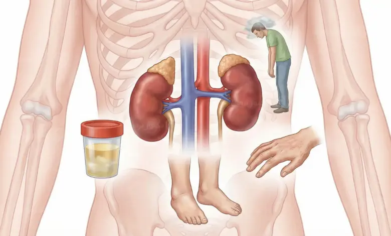 أهم أعراض الفشل الكلوي المبكر وأبرز العلامات التحذيرية لضعف وظائف الكلى