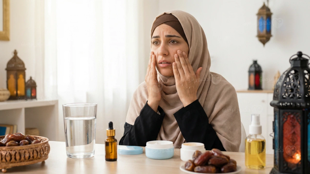جفاف البشرة في رمضان وعلاجه وأهم طرق ترطيب الجلد أثناء الصيام
