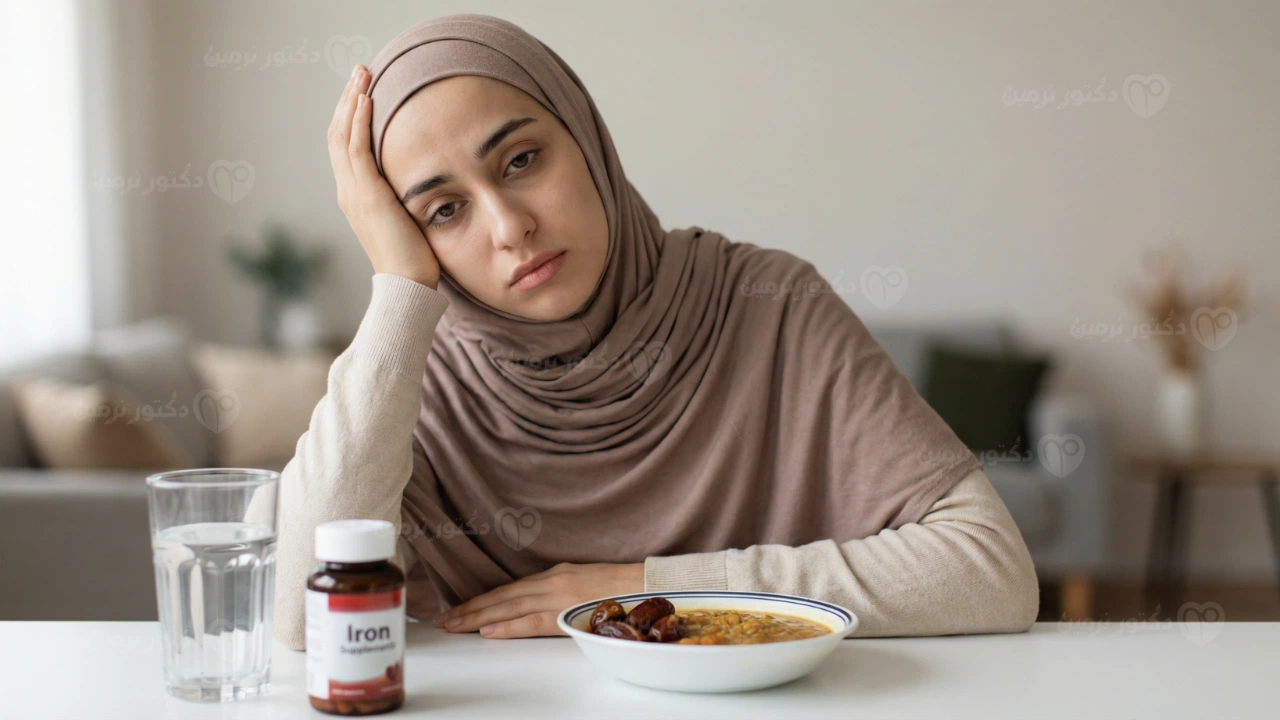 فقر الدم والصيام للمرأة وتأثير نقص الهيموجلوبين أثناء ساعات الصيام