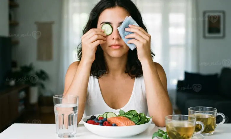 علاج انتفاخ العين الناتج عن مشاكل الكلى وأهم طرق تقليل التورم حول العين