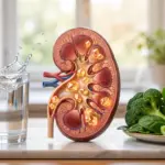 أملاح الكلى وأهم أسبابها وأعراضها وتأثيرها على صحة الكلى